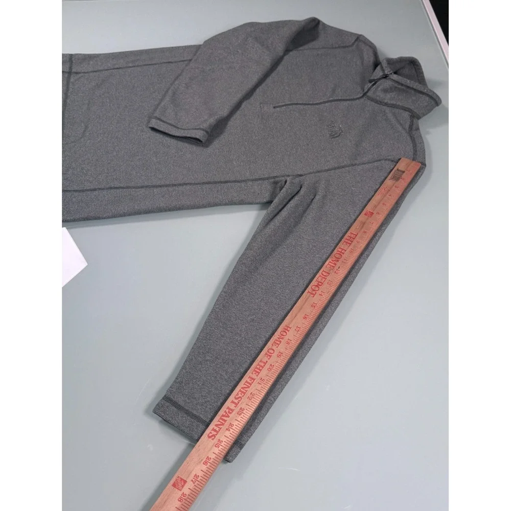 The North Face TKA Glacier 1/4-Zip Gray Mens Fleece Mock-Neck Pullover - Medium